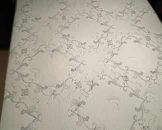 Queen Magnussen-Fuqua Contemporary Dark Wood  Panel Bed With Serta Perfect Sleeper Mattress Dark Cherry	Mattress: 79x60in <BR> Headboard: 63x56in	HxWxD
