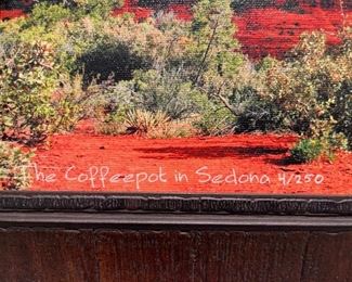 Canvas Print The Coffeepot in Sedona "Siep"  4/250 signed art	17x23in	
