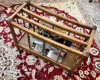 MCM wooden magazine rack
