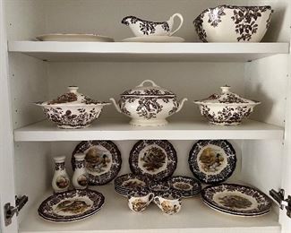 Royal Worcester Palissy Game dish set