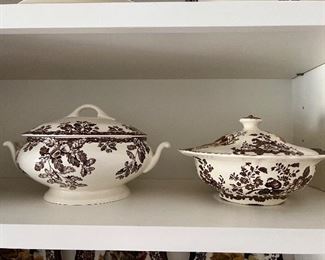 Vintage serving pieces