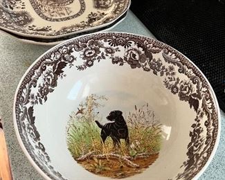 Spode Labrador serving bowl