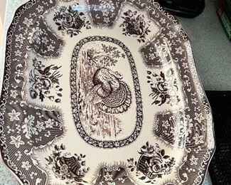 Turkey serving platter