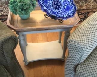 End table with decor (2 of 2)