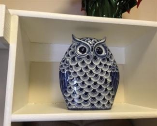 Lovely Blue & White Owl