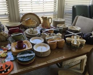 Longaberger pottery and dishes