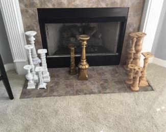 Candle sticks in various colors/sizes