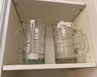 Kitchen -2 glass pitchers