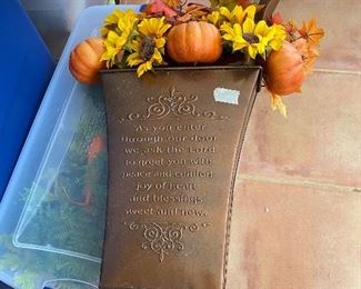 Fliers in copper container