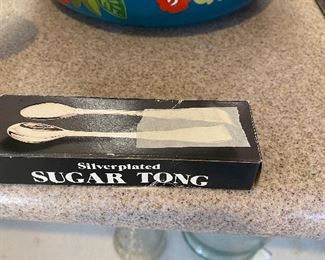 Set of sugar tongs