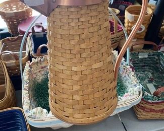 Longaberger woven pitcher