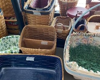 lots of Longaberger baskets