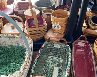 lots of Longaberger baskets
