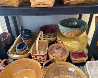 lots of Longaberger baskets