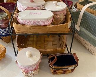 lots of Longaberger basket sets