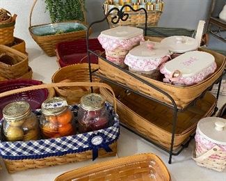lots of Longaberger baskets