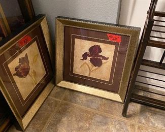 Framed glass front pictures
