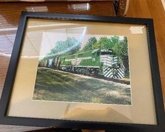 Railroad memorabilia