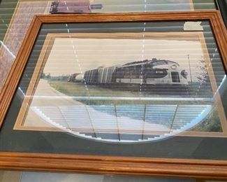 Railroad memorabilia