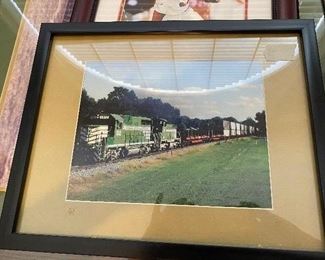 Railroad memorabilia