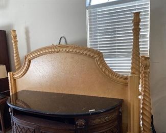 Garage - Headboard, footboard & rails to master bedroom furniture