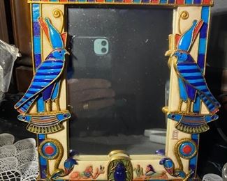 Ancient Egyptian table standing mirror