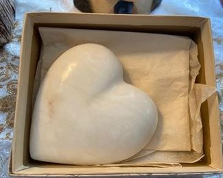 Alabaster heart