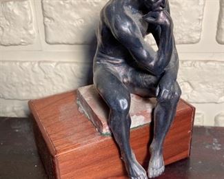 Rodin's "The Thinker" 4" wall sitter
