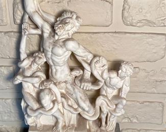 Laocoon and His Sons grasping a serpent from Ancient Greek Mythology created by Alesandra of Rhodes