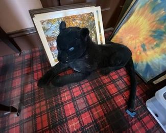 Stuffed panther
