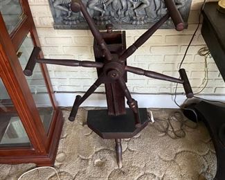 Antique yarn winder