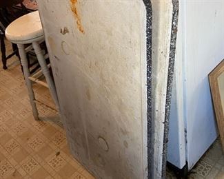Enamel Tops of Hoosier cabinets