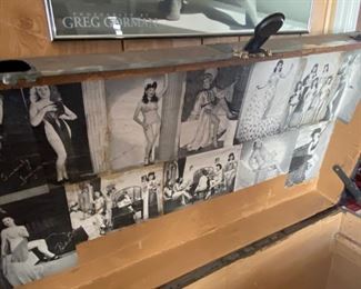 Steamy pictures o=inside top of steamer trunk