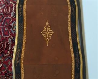 Top view, so you can see the tooled leather detail.