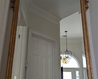 Another of the nice quality gilt wood wall mirrors in this house.