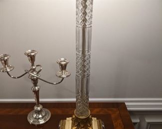 More detail of the Irish cut crystal table lamps - can you tell I kinda like this pair?!?