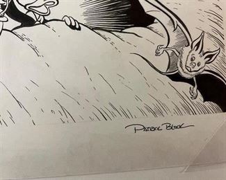 Pat Block Signed original art