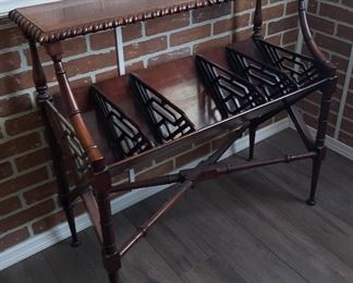 Antique library table