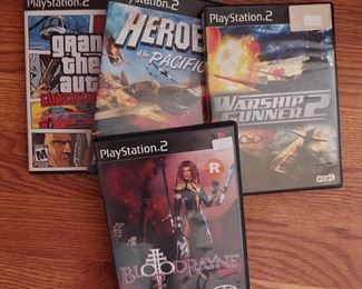 Vintage PS2 games