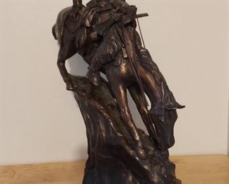Frederick Remington "Mountain Man" reproduction sculpture 