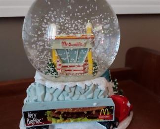 Vintage MacDonald's snow globe