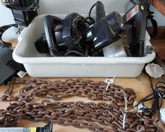 Power tools and chains