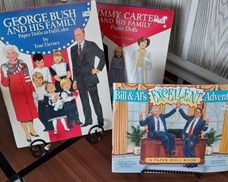 Vintage Presidential paper dolls