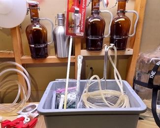 Beer brewing gear; Granite City Growlers