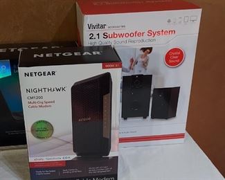 Networking and audio equipment