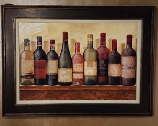 Wine themed wall art