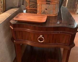 Two of these with glass tops