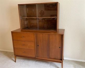 Cabinet with glass hutch