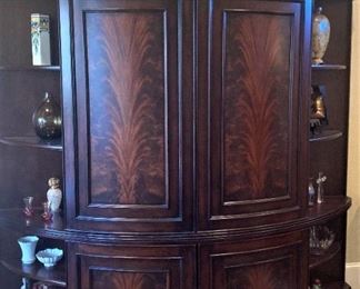 Beautiful curved front TV cabinet