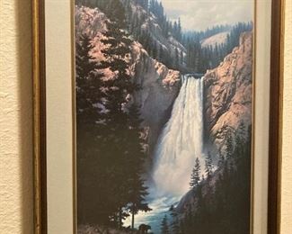 Framed and matted print by  Texas artist Dalhart Windberg